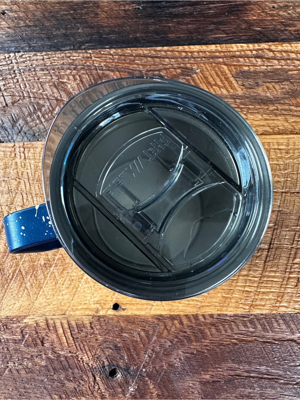 NEW Cowboy Coffee Co. Jackson Hole Speckled Navy Travel Mug - Picture 4 of 8